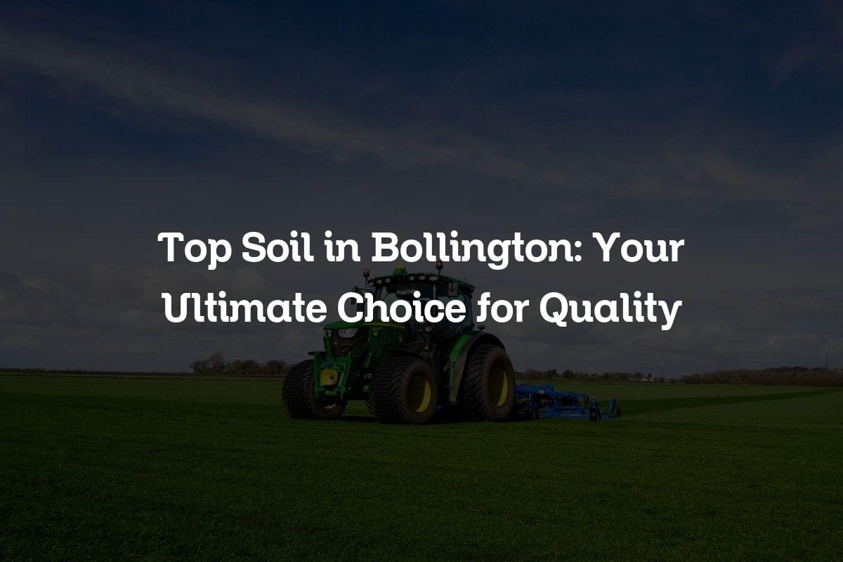 Top soil in Bollington