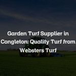Garden Turf Supplier in Congleton: Quality Turf from Websters Turf